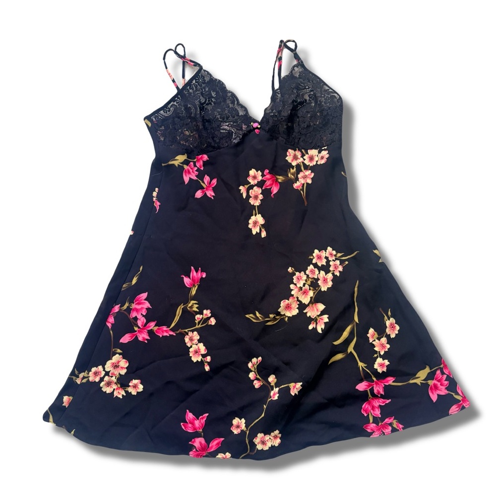 Oscar de la Renta Pink Label Floral Lace Slip – S | Romantic Lingerie | Coquette - Picture 2 of 7